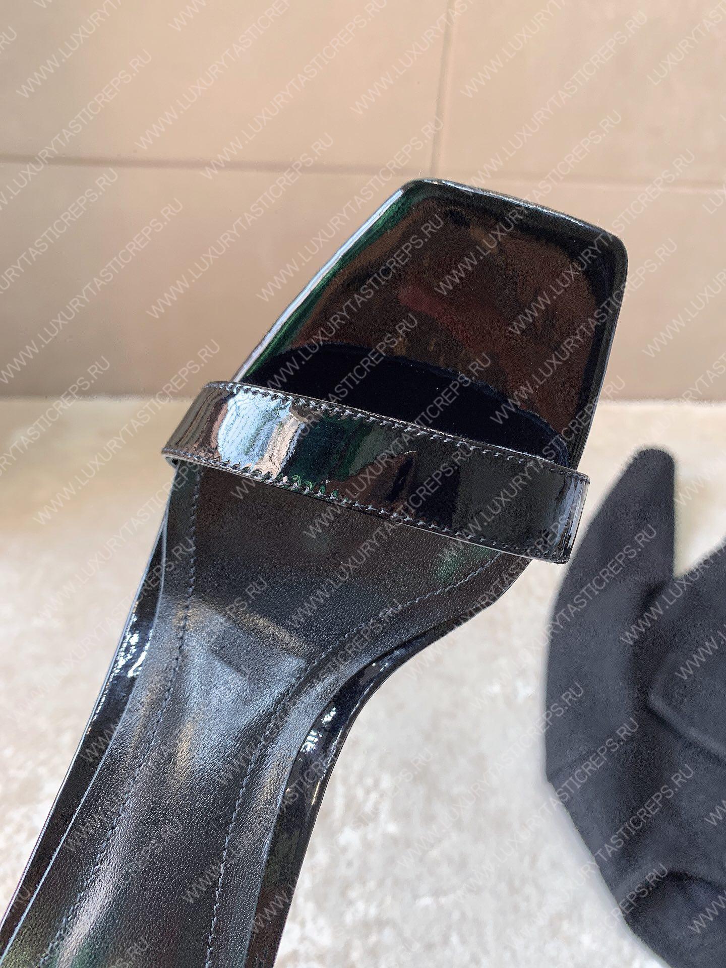 BALMAIN UMA SANDAL BLACK YN1UH742LVIT