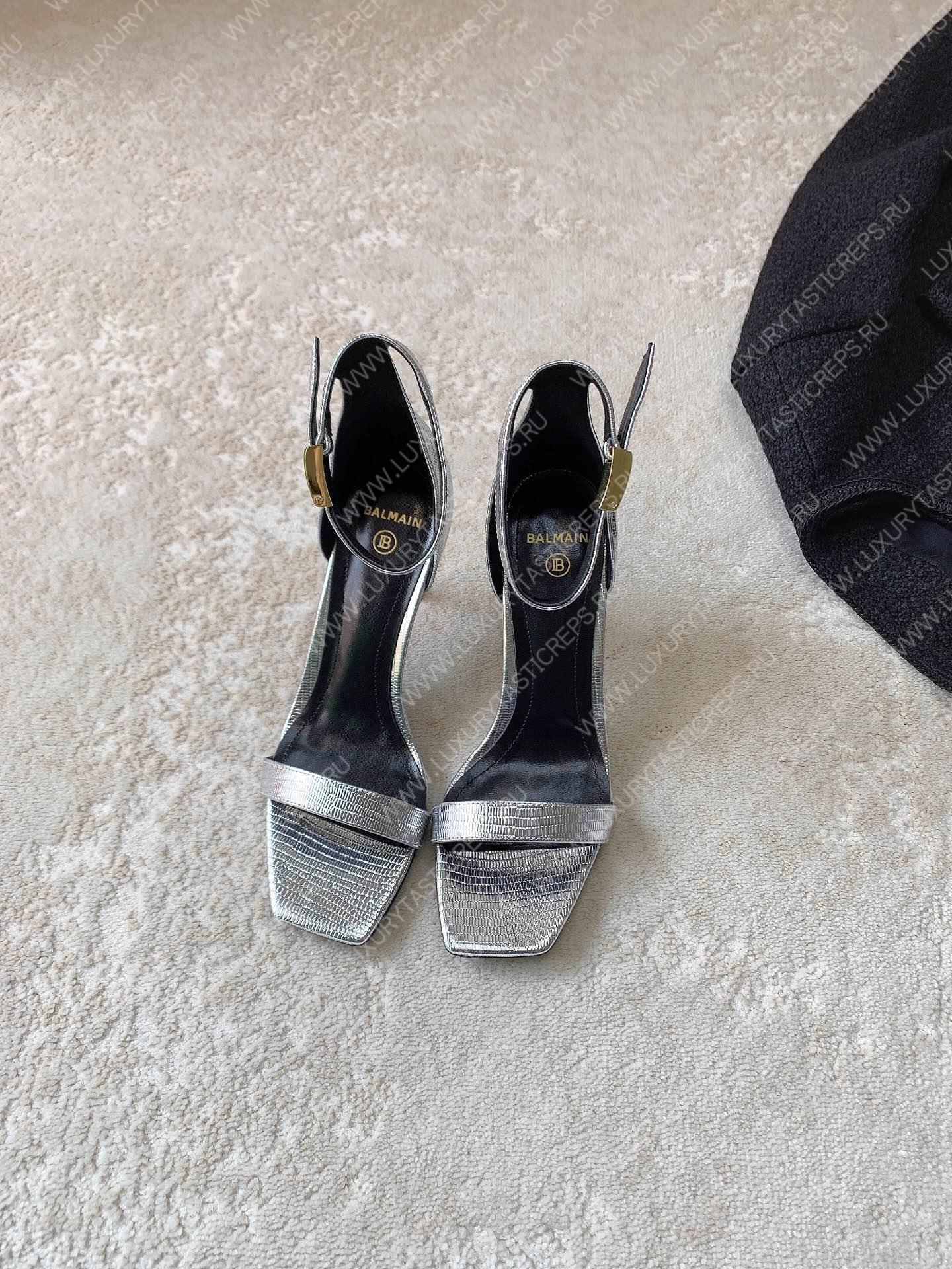 BALMAIN UMA SANDAL SILVER YN1UH742LVIT