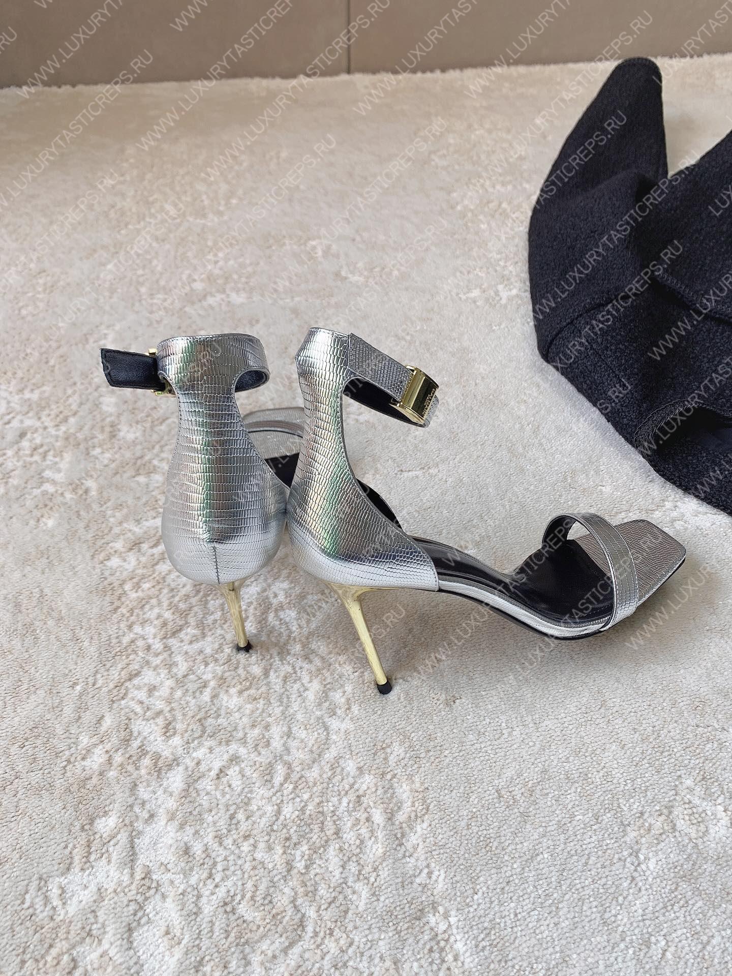 BALMAIN UMA SANDAL SILVER YN1UH742LVIT