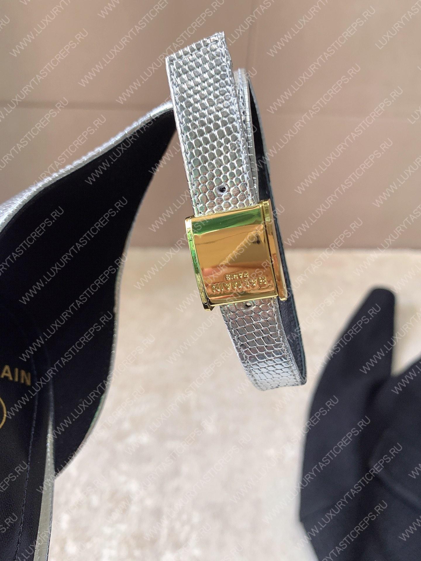 BALMAIN UMA SANDAL SILVER YN1UH742LVIT