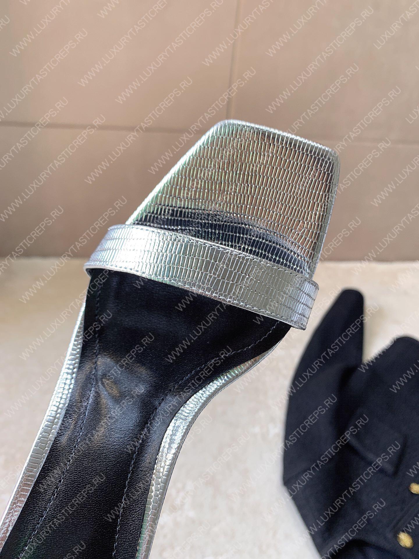 BALMAIN UMA SANDAL SILVER YN1UH742LVIT