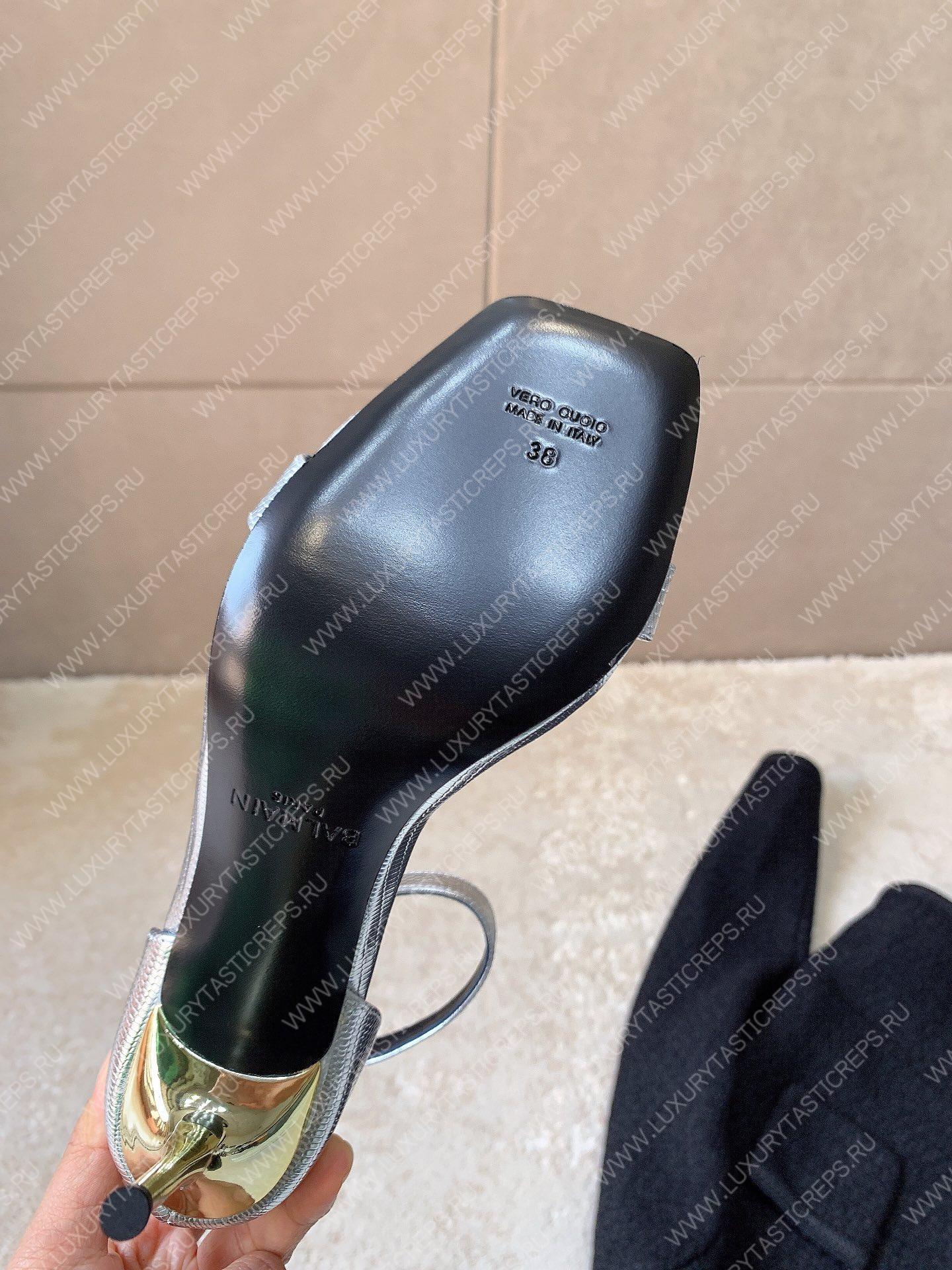 BALMAIN UMA SANDAL SILVER YN1UH742LVIT