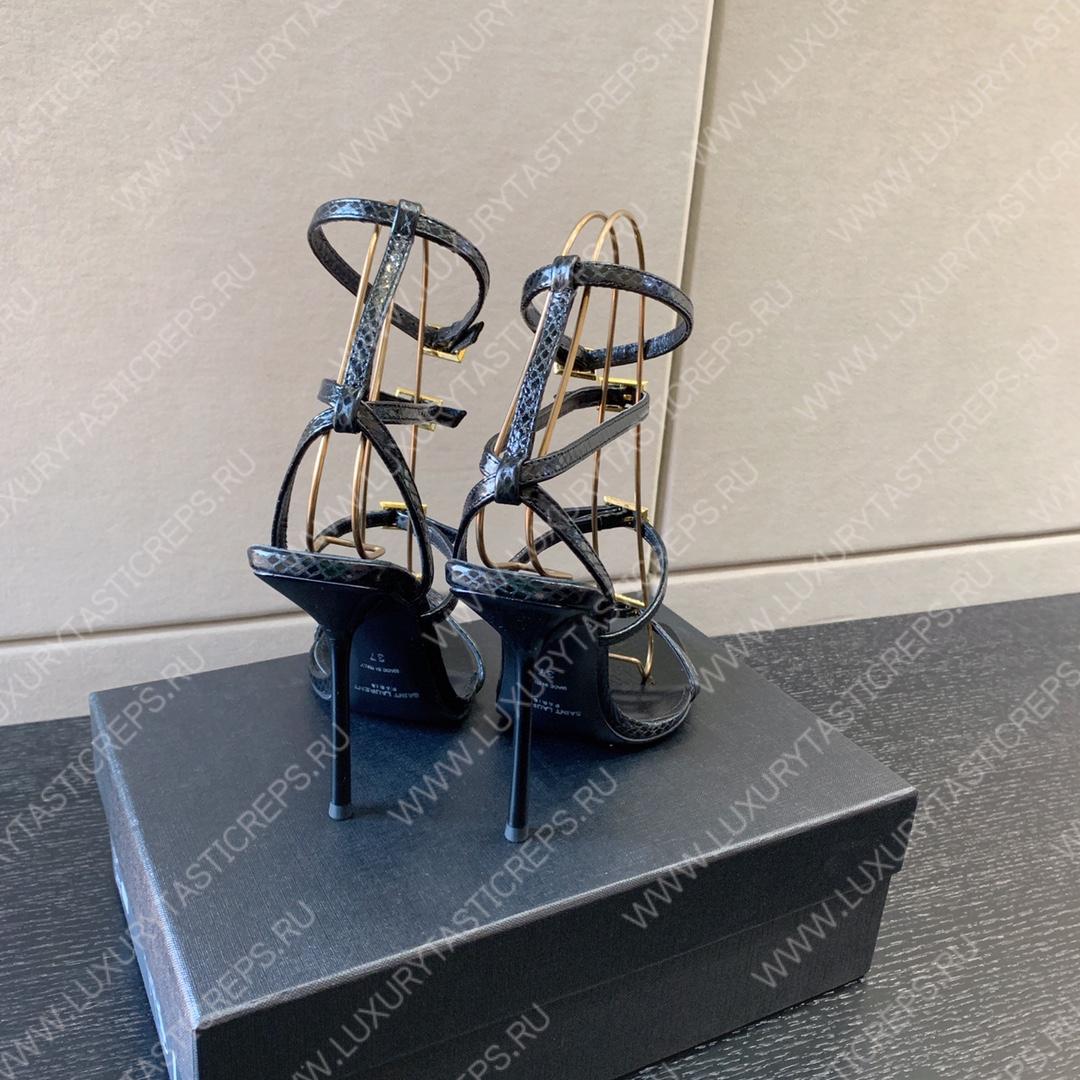 YVES SAINT LAURENT NUIT SANDALS BLACK 696983