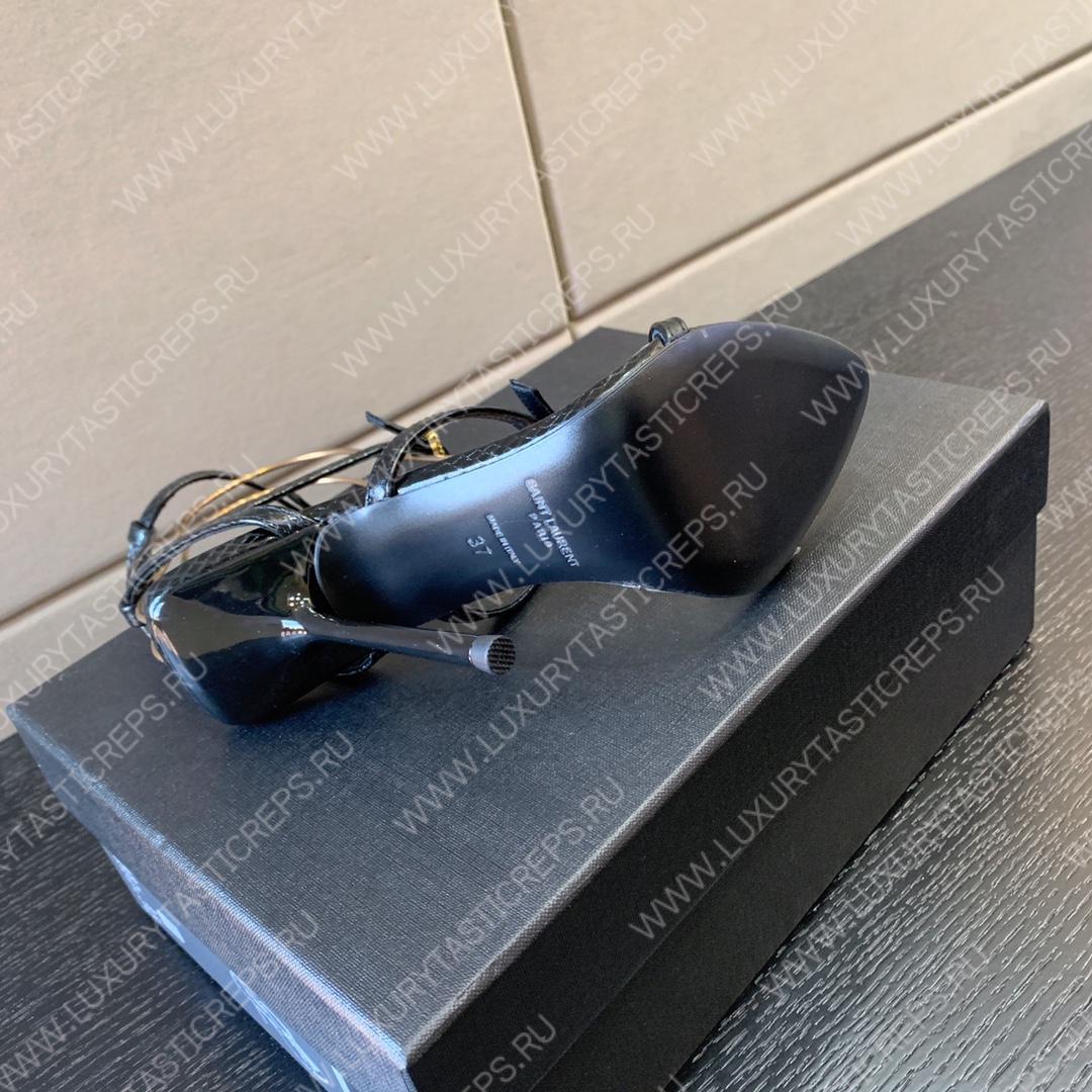 YVES SAINT LAURENT NUIT SANDALS BLACK 696983