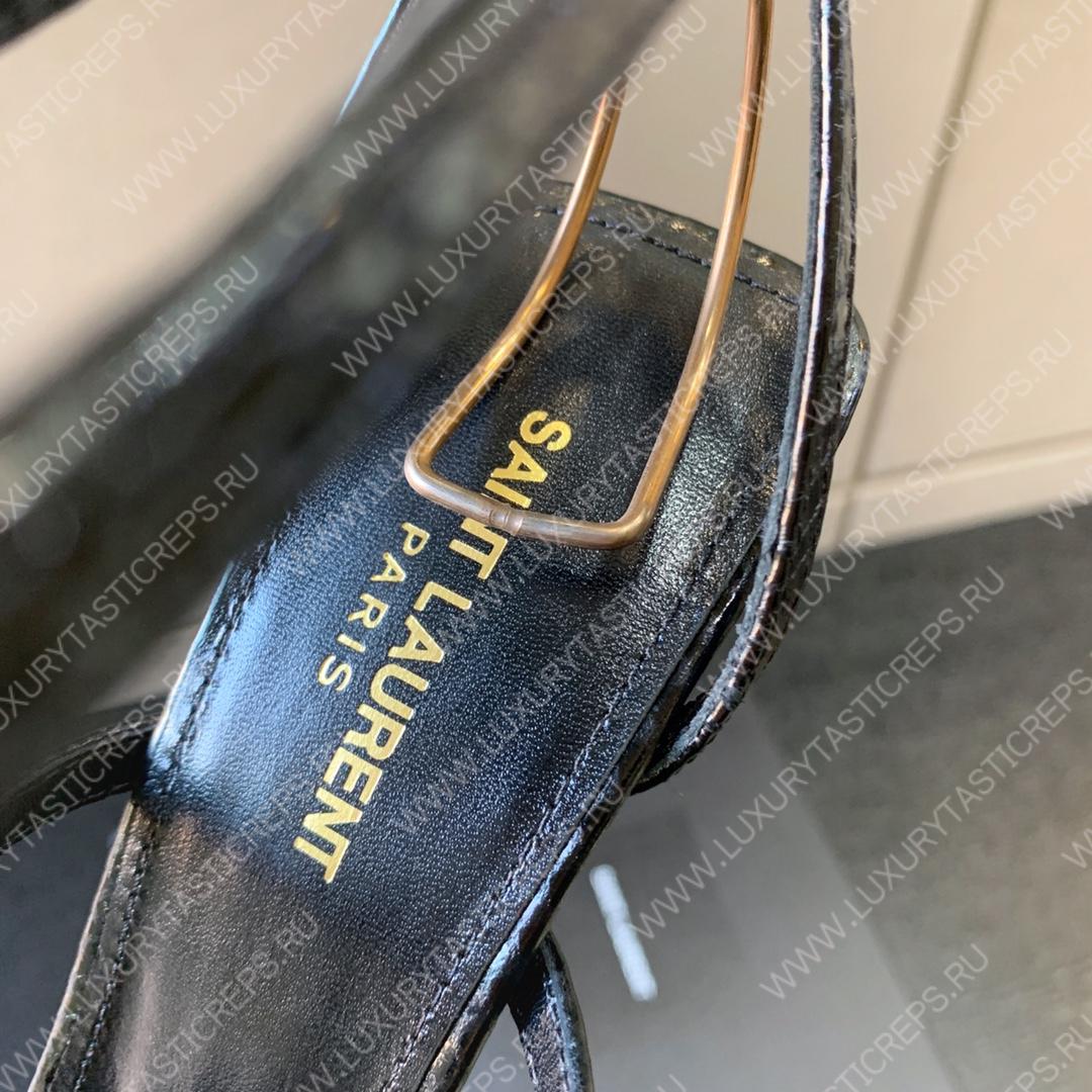 YVES SAINT LAURENT NUIT SANDALS BLACK 696983