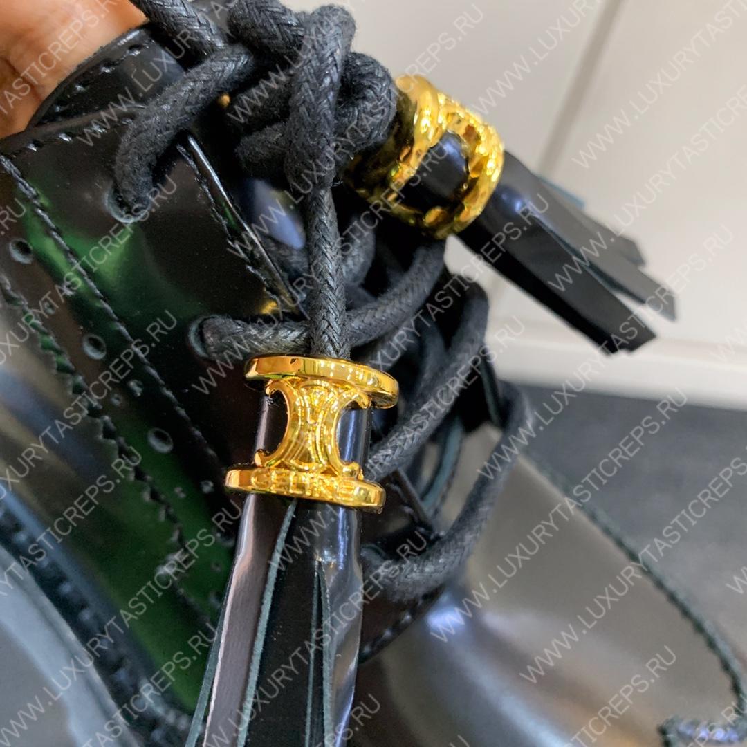 Ce**e bulky brogue derby loafers black 348443602c