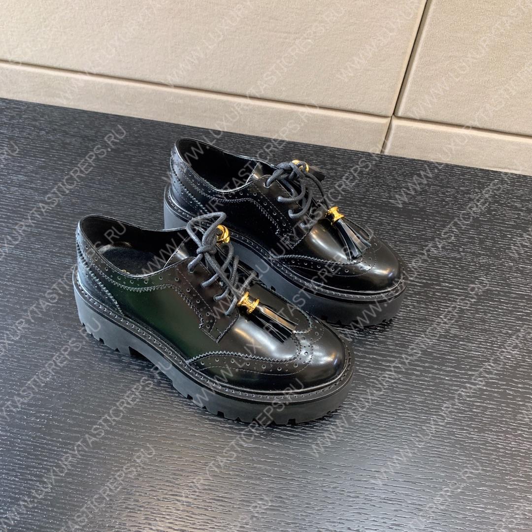 Ce**e bulky brogue derby loafers black 348443602c