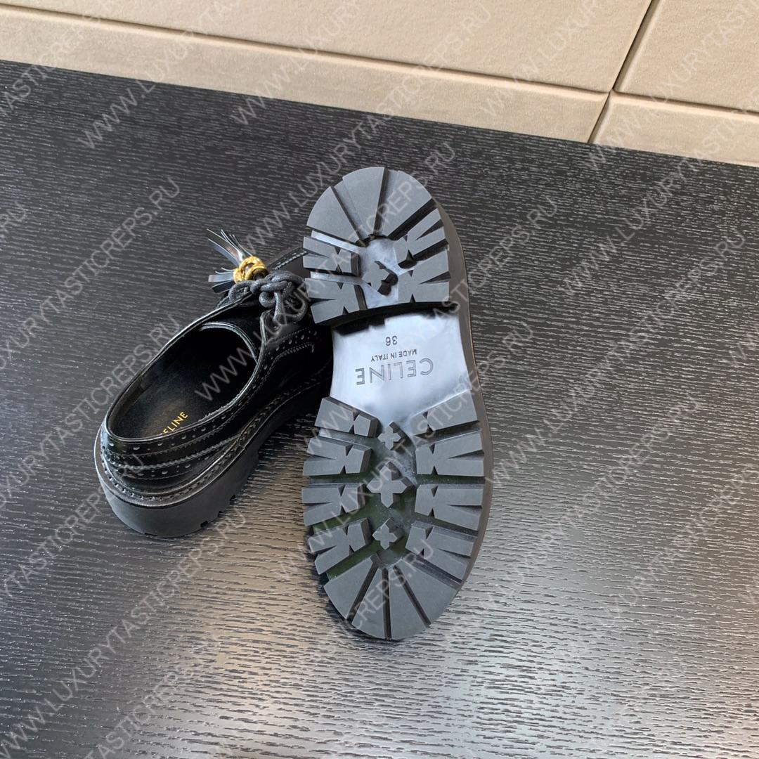 Ce**e bulky brogue derby loafers black 348443602c