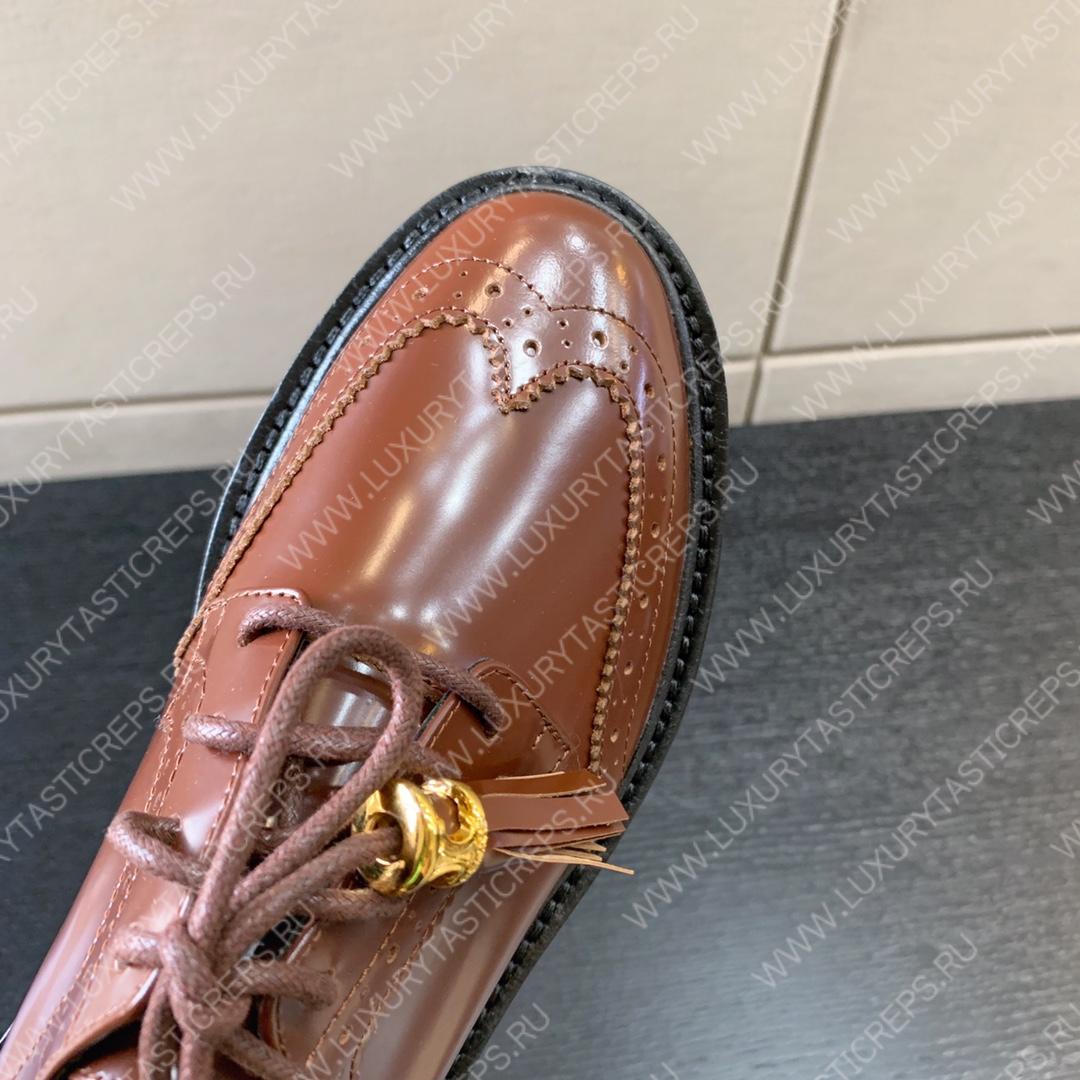 Ce**e bulky brogue derby loafers fox red 348443602c