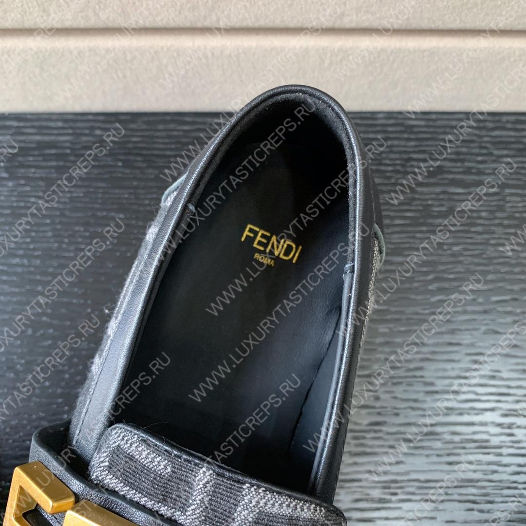 F**di F**digraphy loafers grey 8d838369ff0qa1