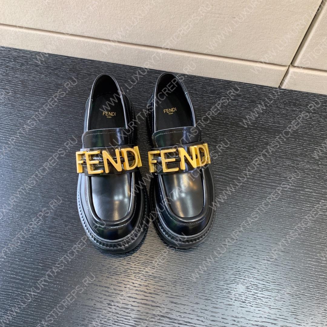 F**di F**digraphy loafers black 8d838369ff0qa1