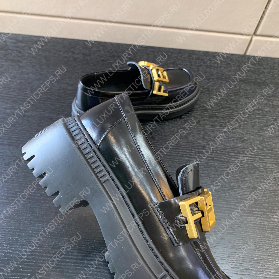 F**di F**digraphy loafers black 8d838369ff0qa1