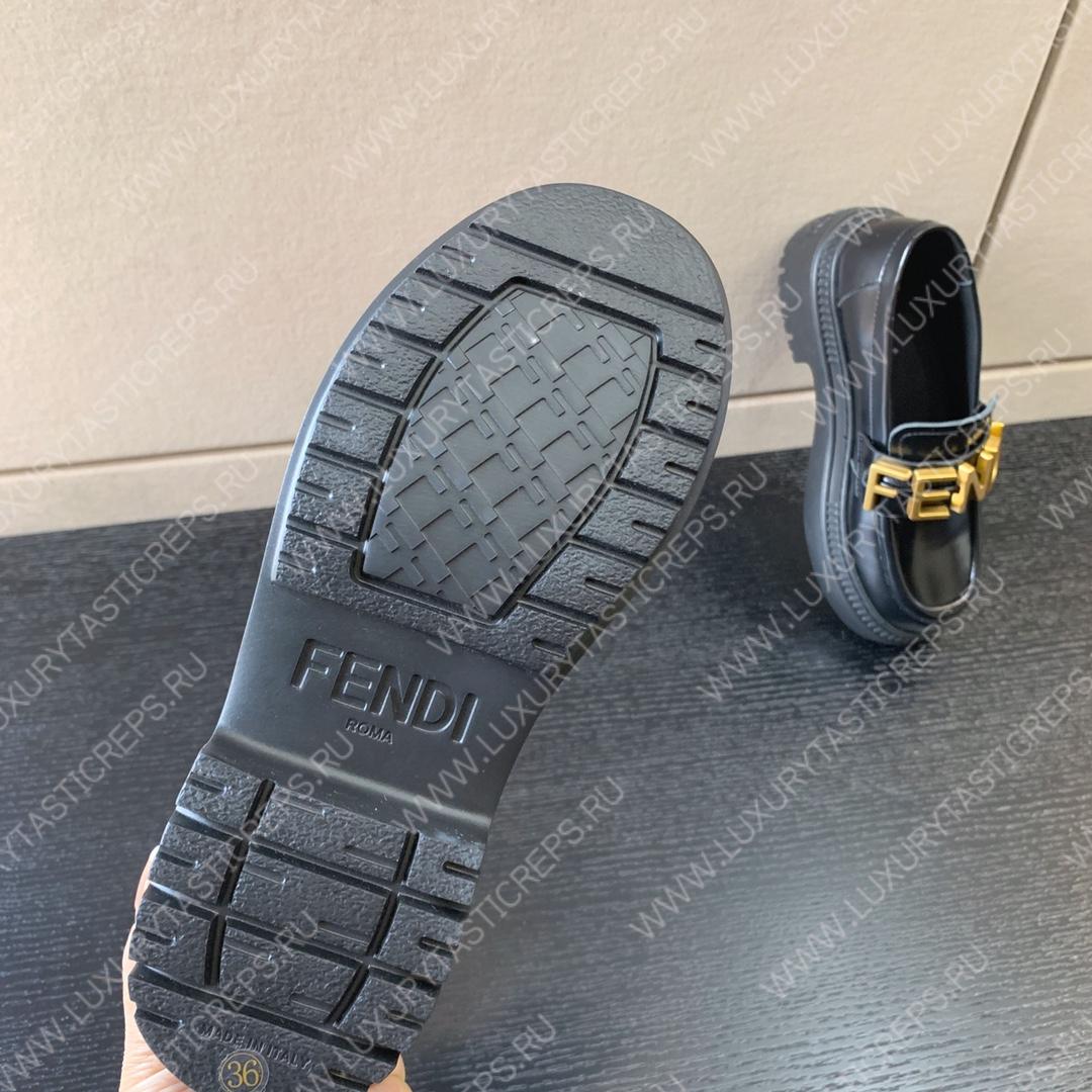 F**di F**digraphy loafers black 8d838369ff0qa1