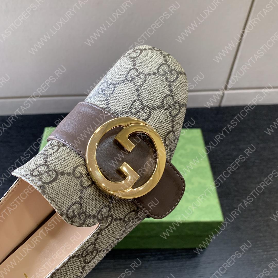 G*u*i gg loafers beige & camel 741407