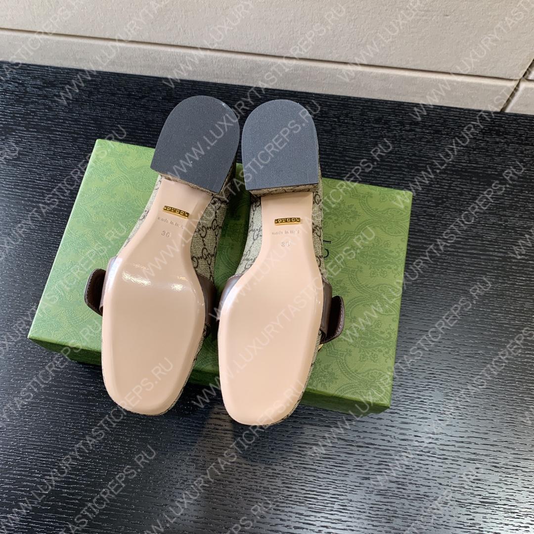 G*u*i gg loafers beige & camel 741407