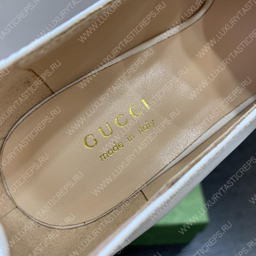 G*u*i gg loafers white 741407