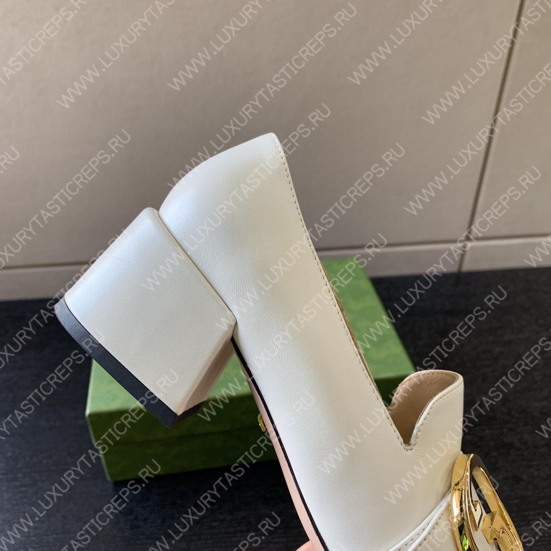 G*u*i gg loafers white 741407