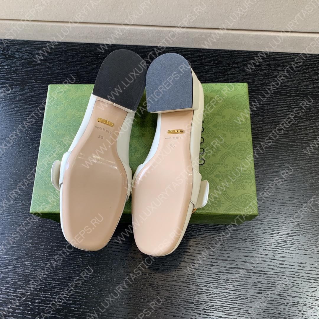 G*u*i gg loafers white 741407