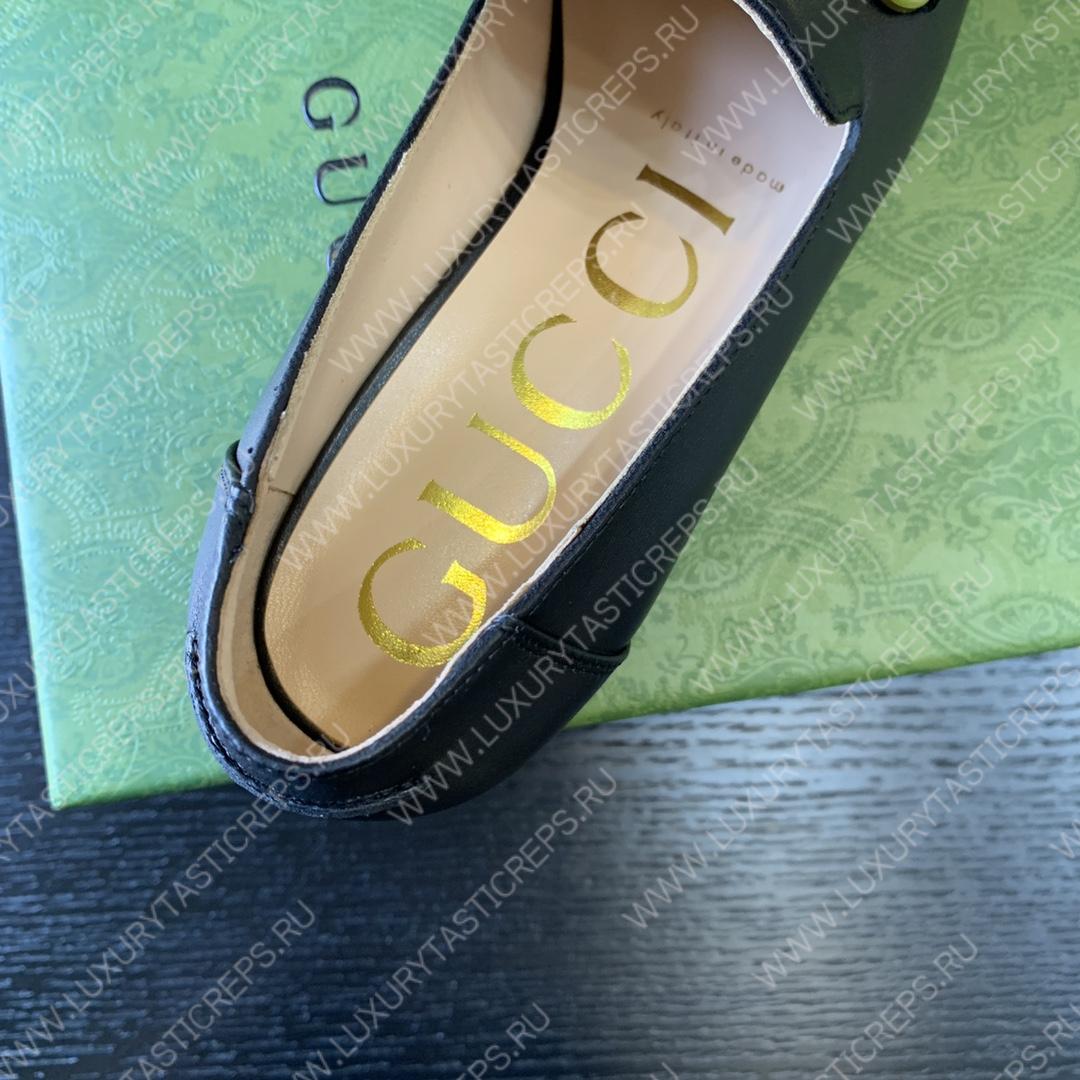 G*u*i horsebit loafer black 414998