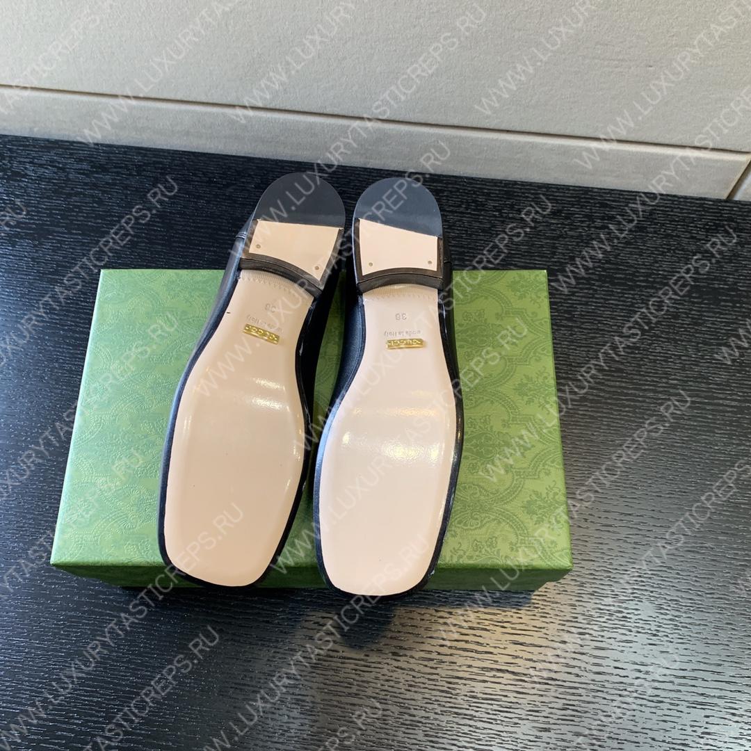 G*u*i horsebit loafer black 414998