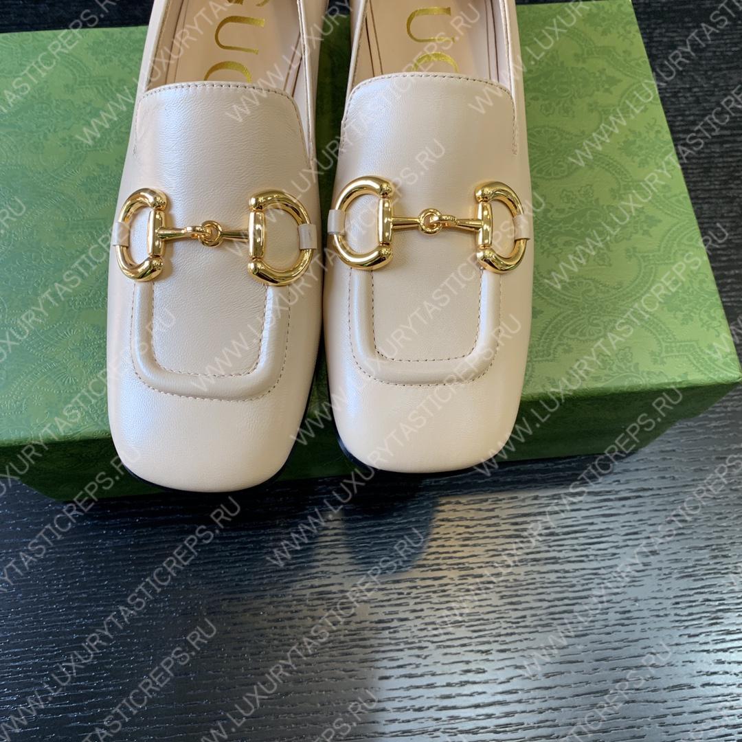 G*u*i horsebit loafer beige‎ ‎414998