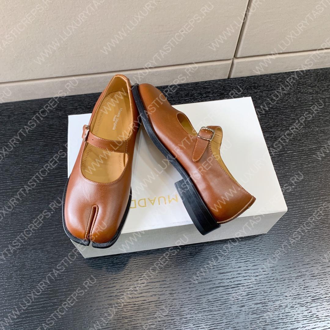ma*s*n Ma*i*la tabi mary-janes brown s39wl0119p3292t8013