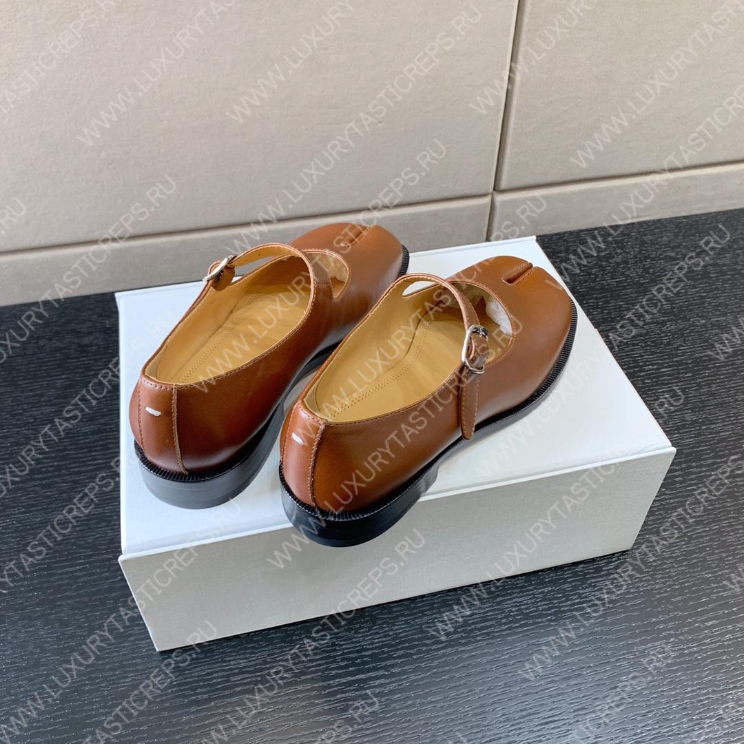 ma*s*n Ma*i*la tabi mary-janes brown s39wl0119p3292t8013