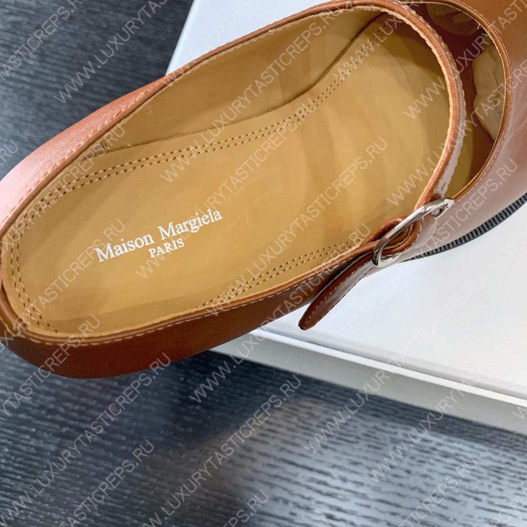 ma*s*n Ma*i*la tabi mary-janes brown s39wl0119p3292t8013