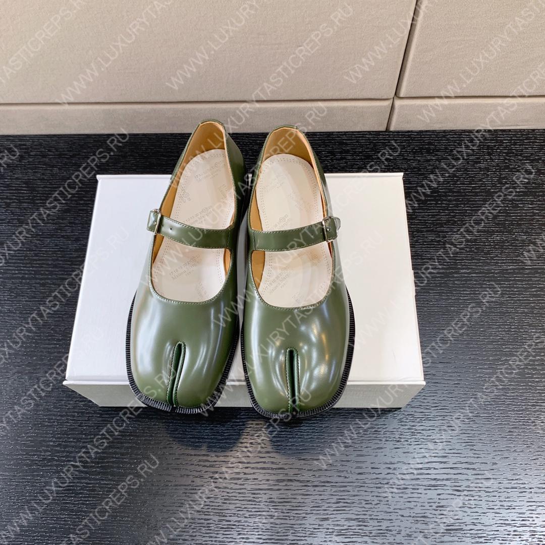 ma*s*n Ma*i*la tabi mary-janes green s39wl0119p3292t8013
