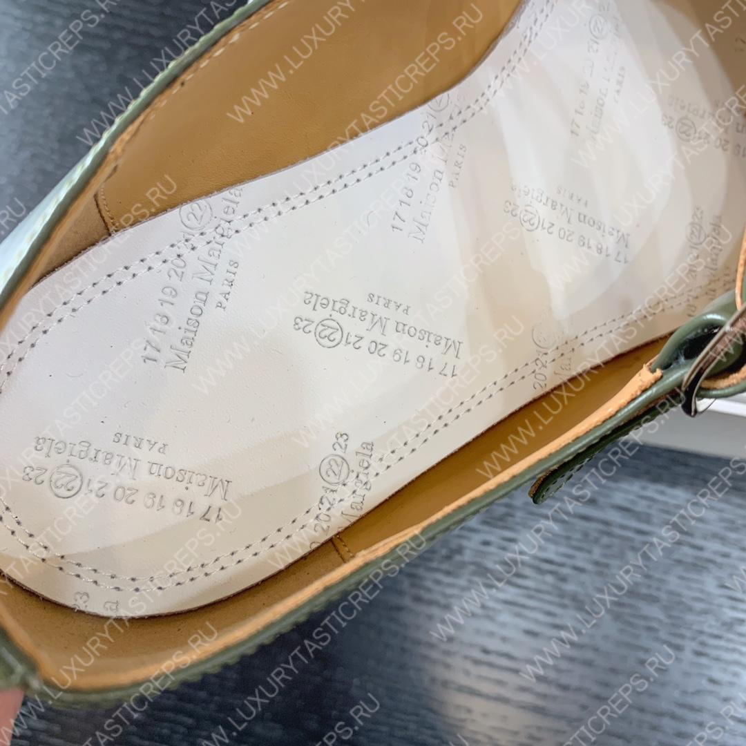 ma*s*n Ma*i*la tabi mary-janes green s39wl0119p3292t8013