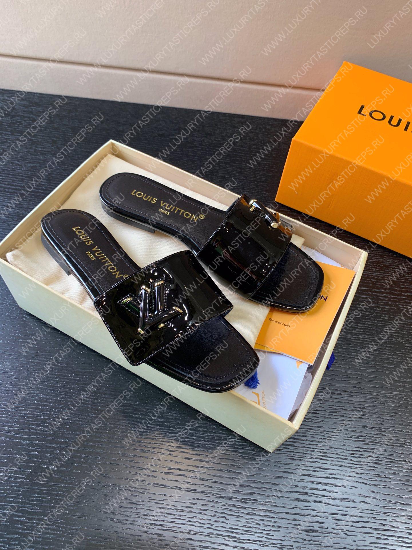 L**is vitton shake mule black 1ab2rb