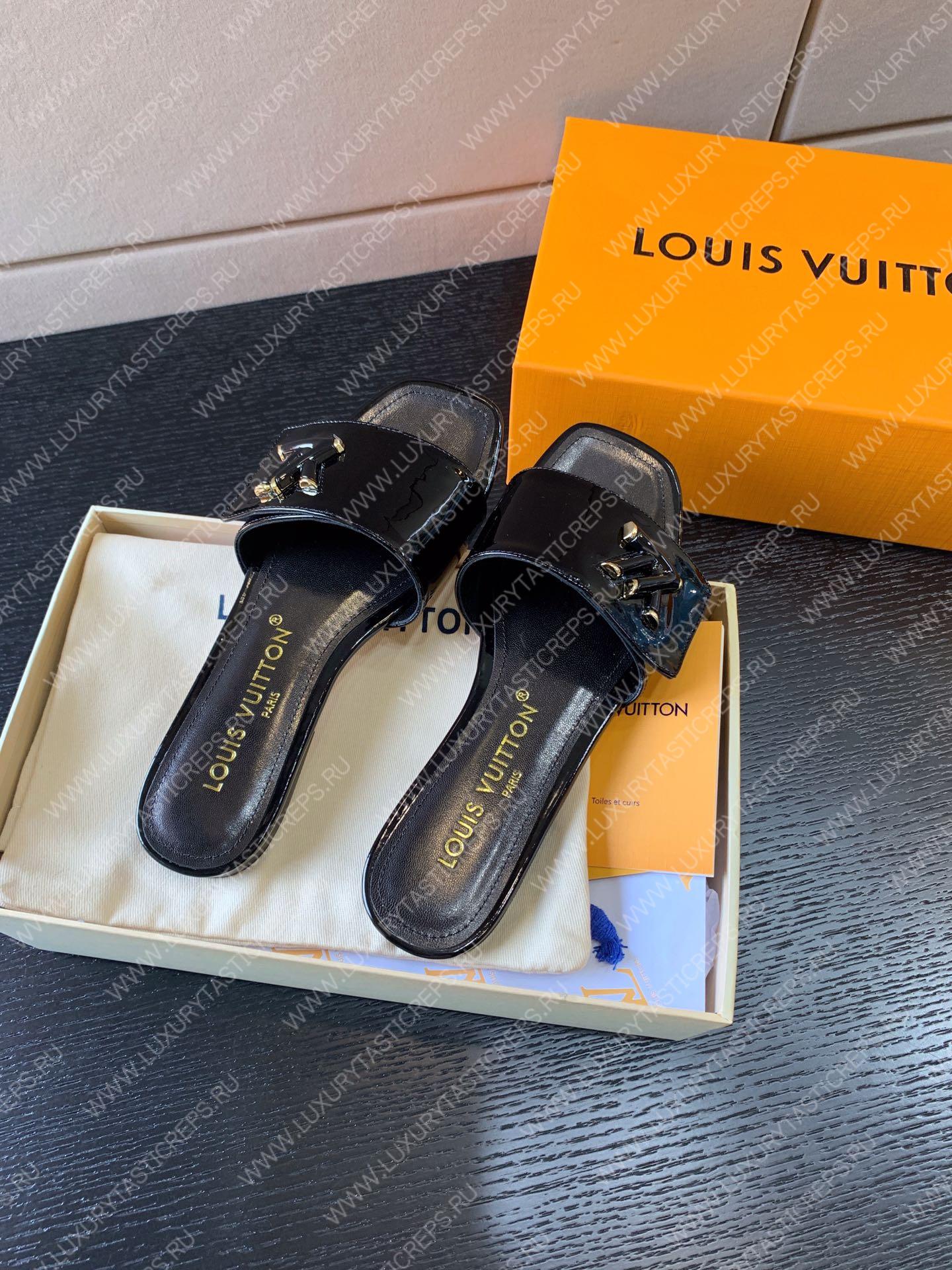 L**is vitton shake mule black 1ab2rb
