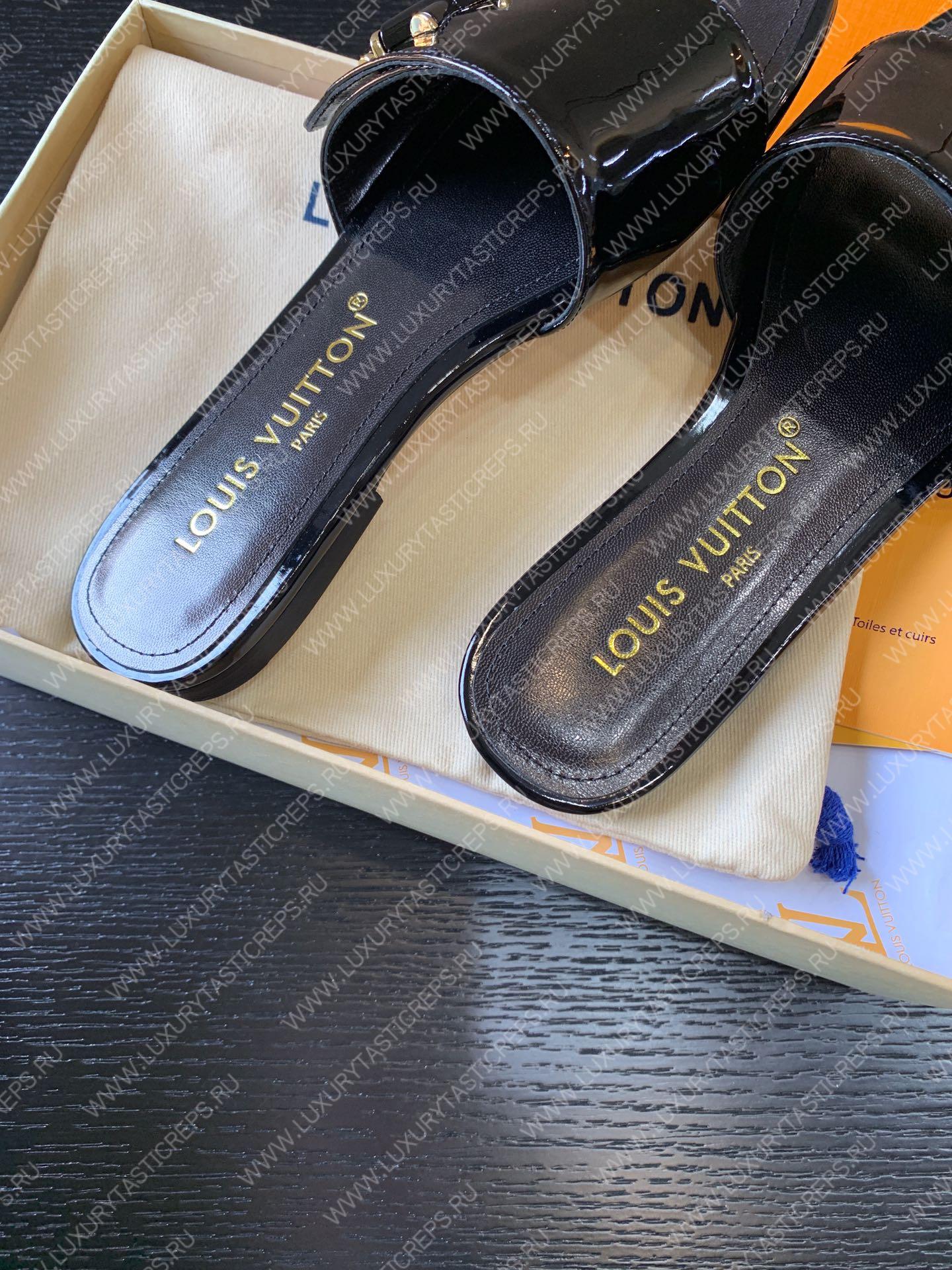 L**is vitton shake mule black 1ab2rb