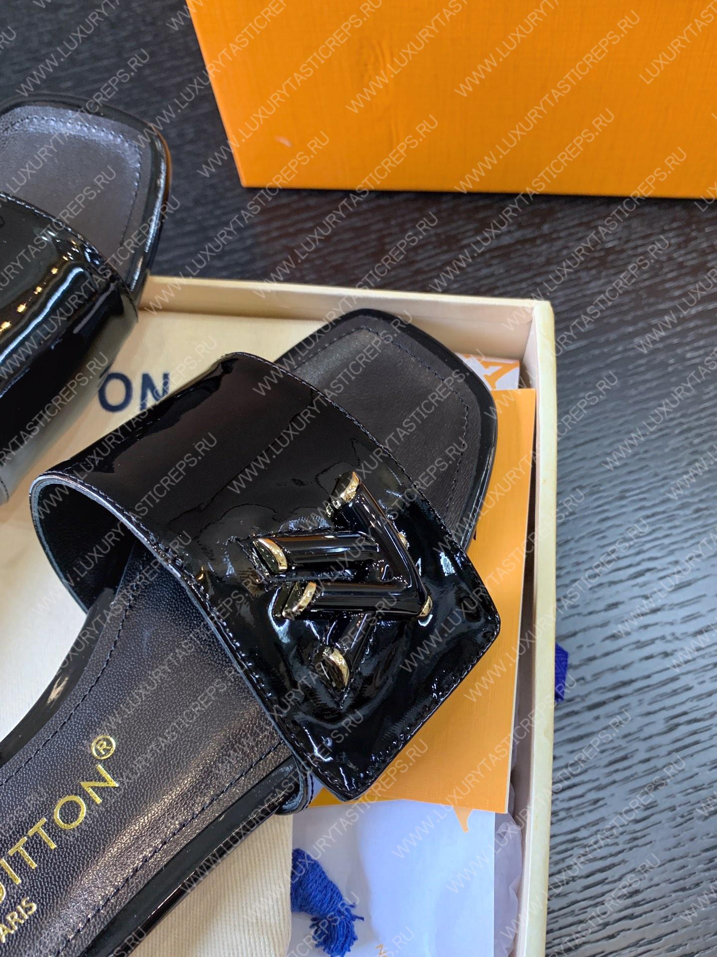 L**is vitton shake mule black 1ab2rb