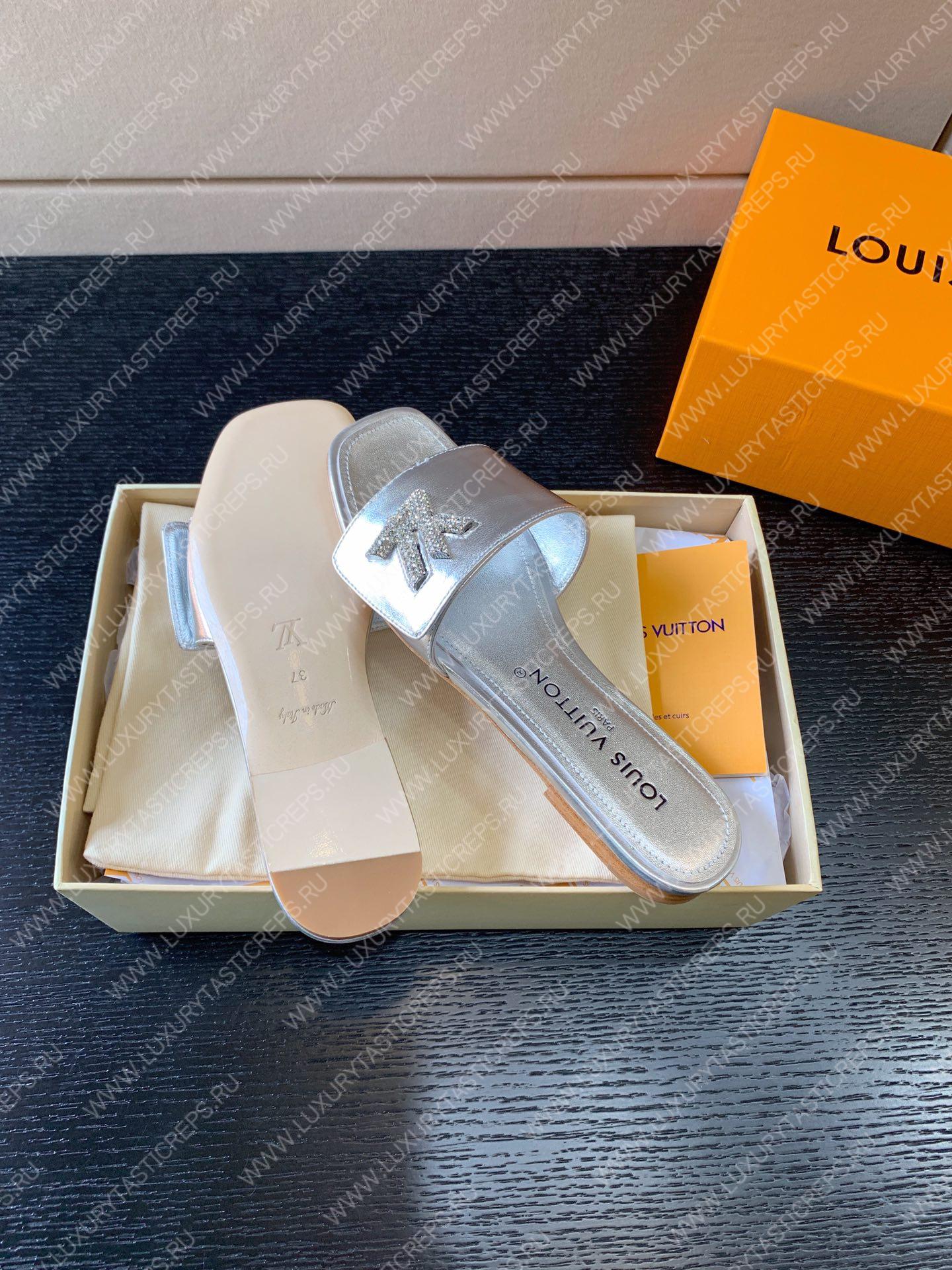 l**is V*t*n shake mule silver 1ab2rb