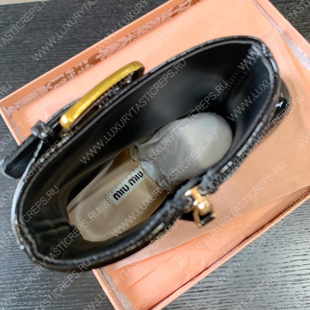 MIU MIU PLATFORM BOOTS BLACK 5UP065