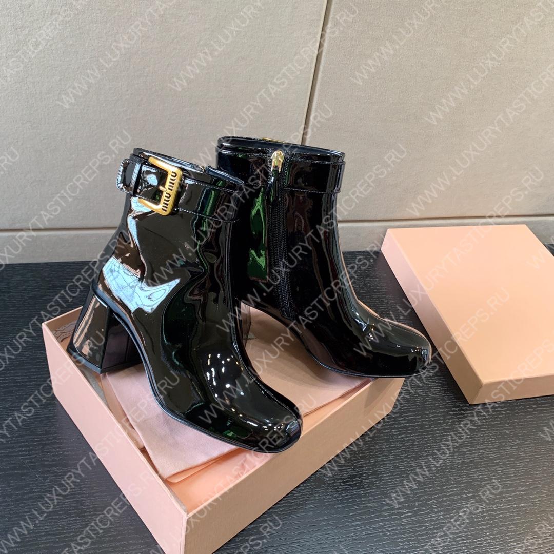 MIU MIU PLATFORM BOOTS BLACK 5UP065