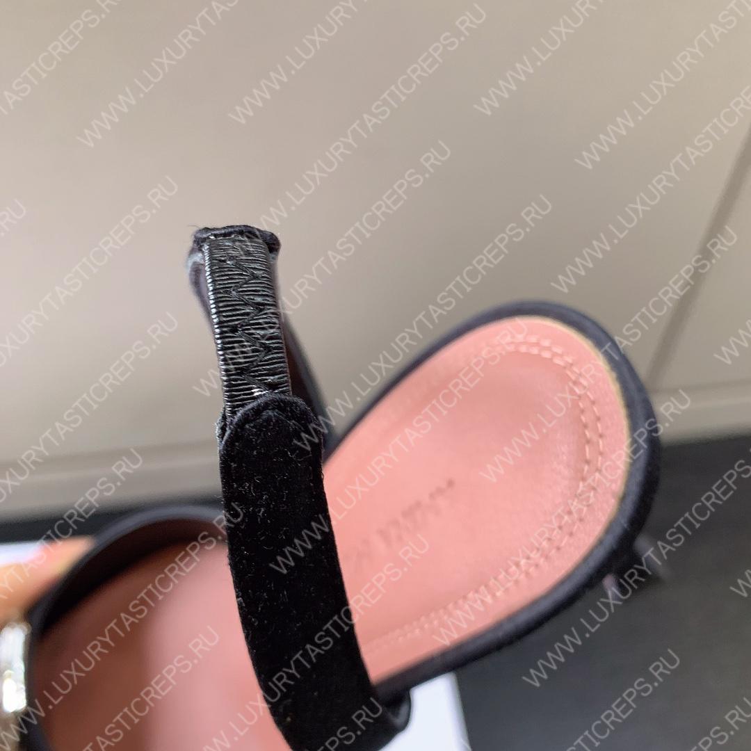 AMINA MUADDI CAMELIA SLING 105 BLACK AM9004