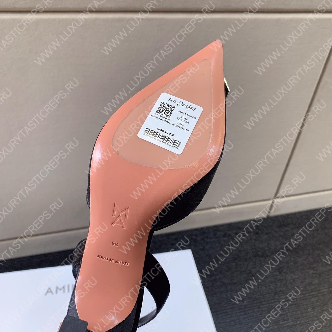 AMINA MUADDI CAMELIA SLING 105 BLACK AM9004