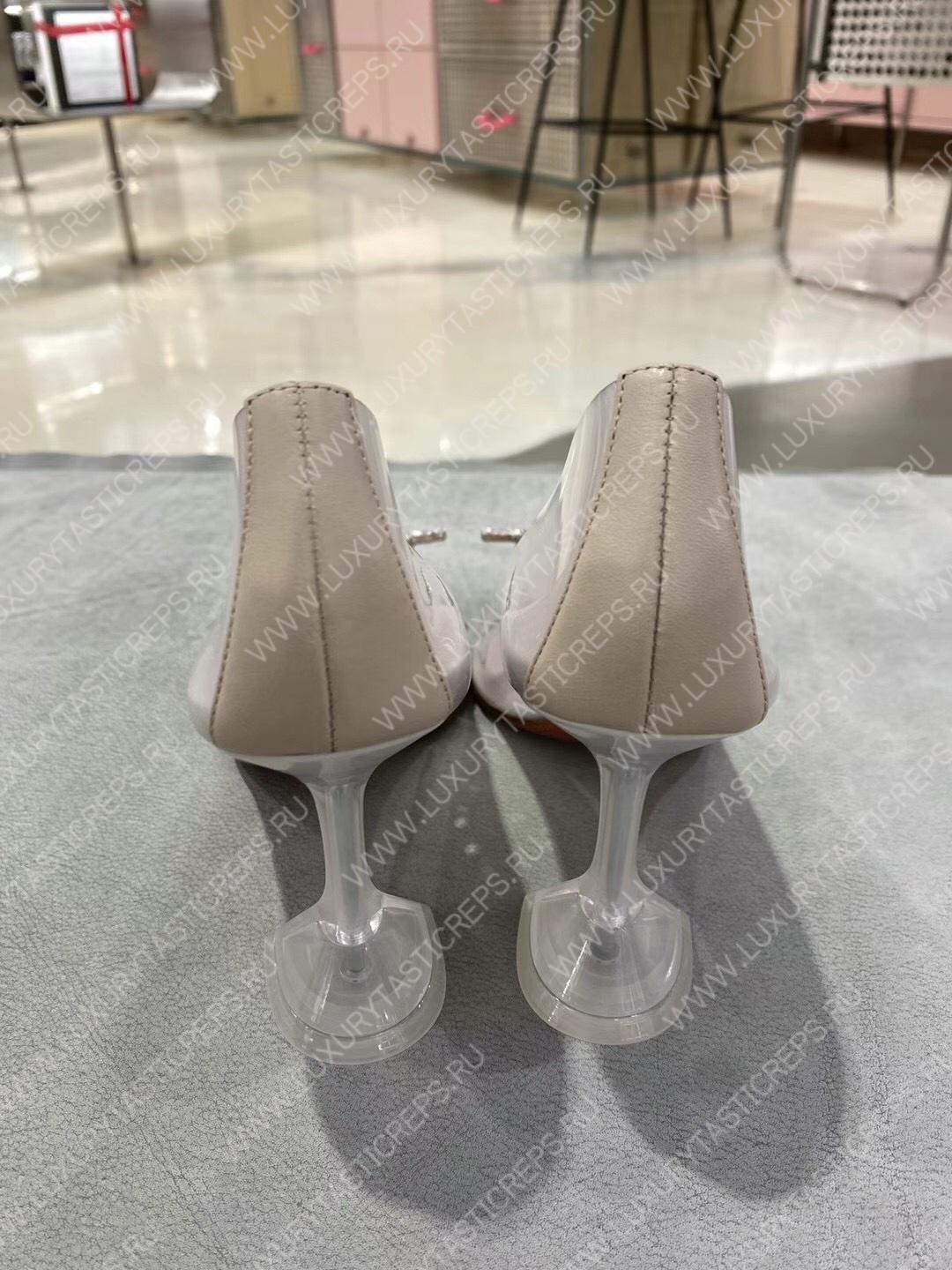 AMINA MUADDI BEGUM 95 PUMPS OFF-WHITE AM9001