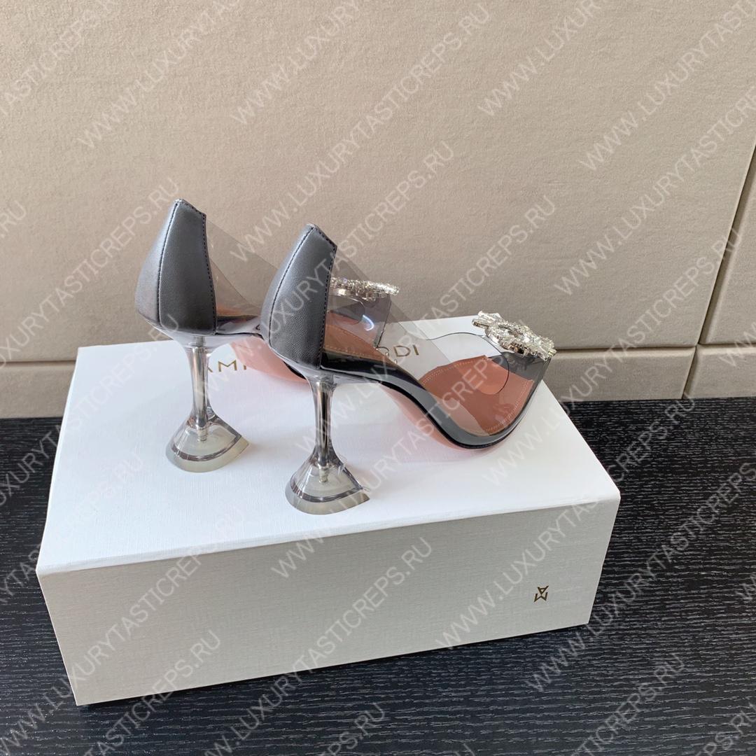AMINA MUADDI BEGUM GLASS PUMP GREY AM8002
