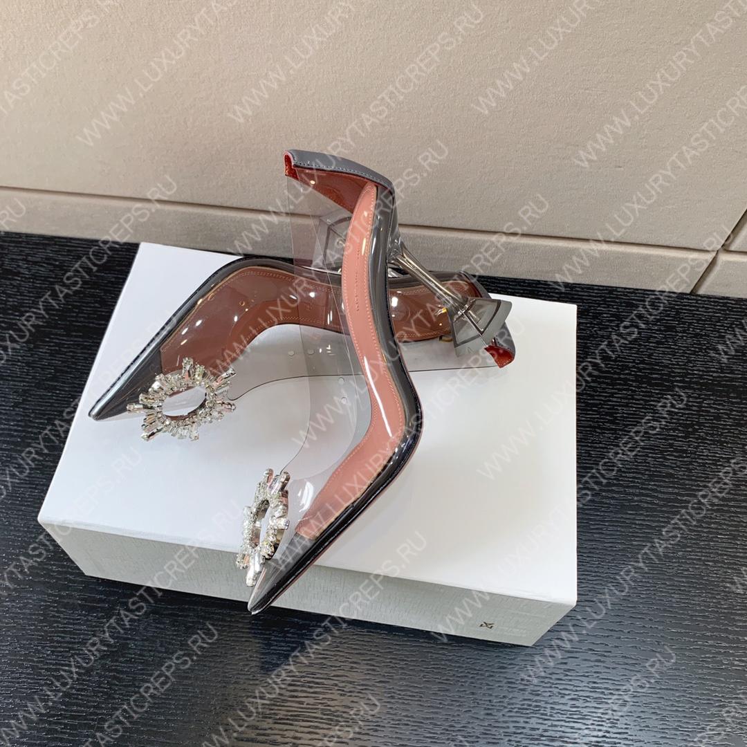 AMINA MUADDI BEGUM GLASS PUMP GREY AM8002