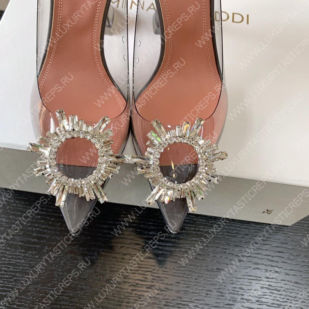 AMINA MUADDI BEGUM GLASS PUMP GREY AM8002