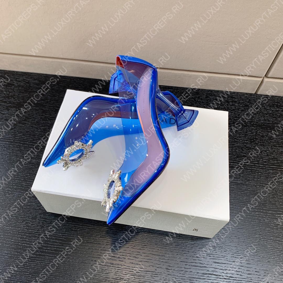 AMINA MUADDI BEGUM GLASS PUMP BLUE AM8002