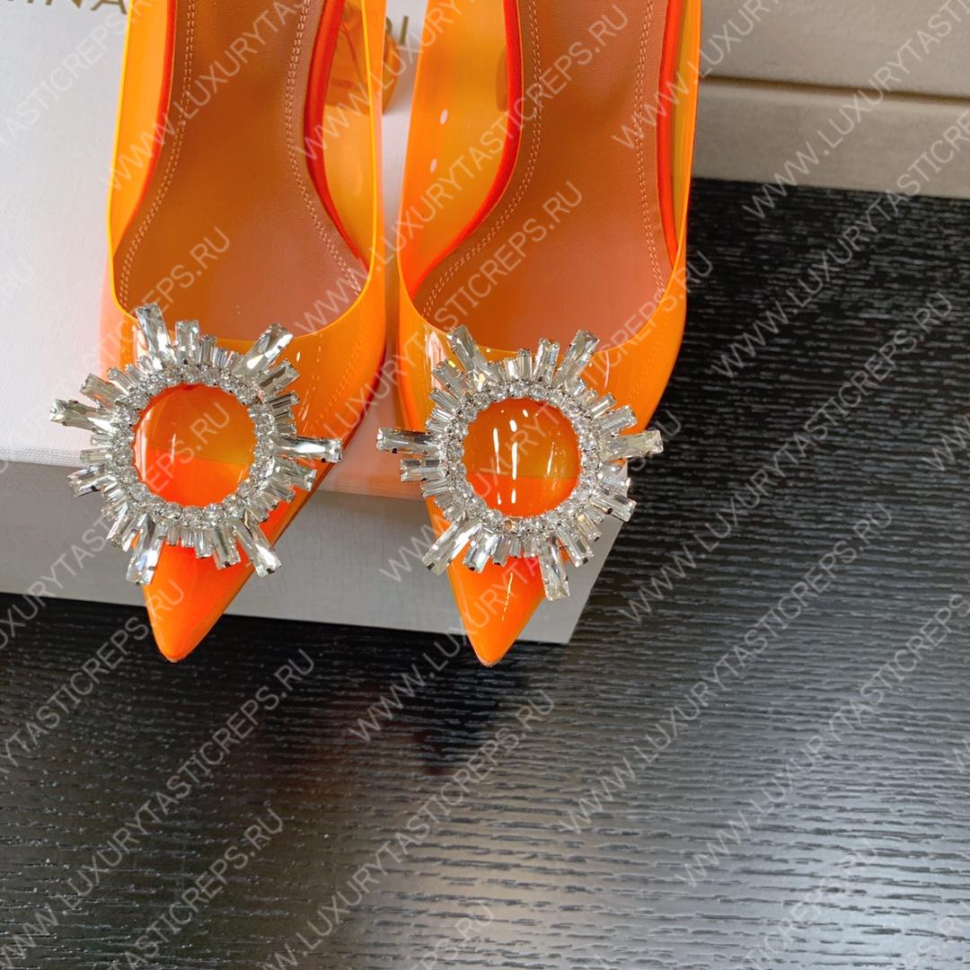 AMINA MUADDI BEGUM GLASS PUMP ORANGE AM8002