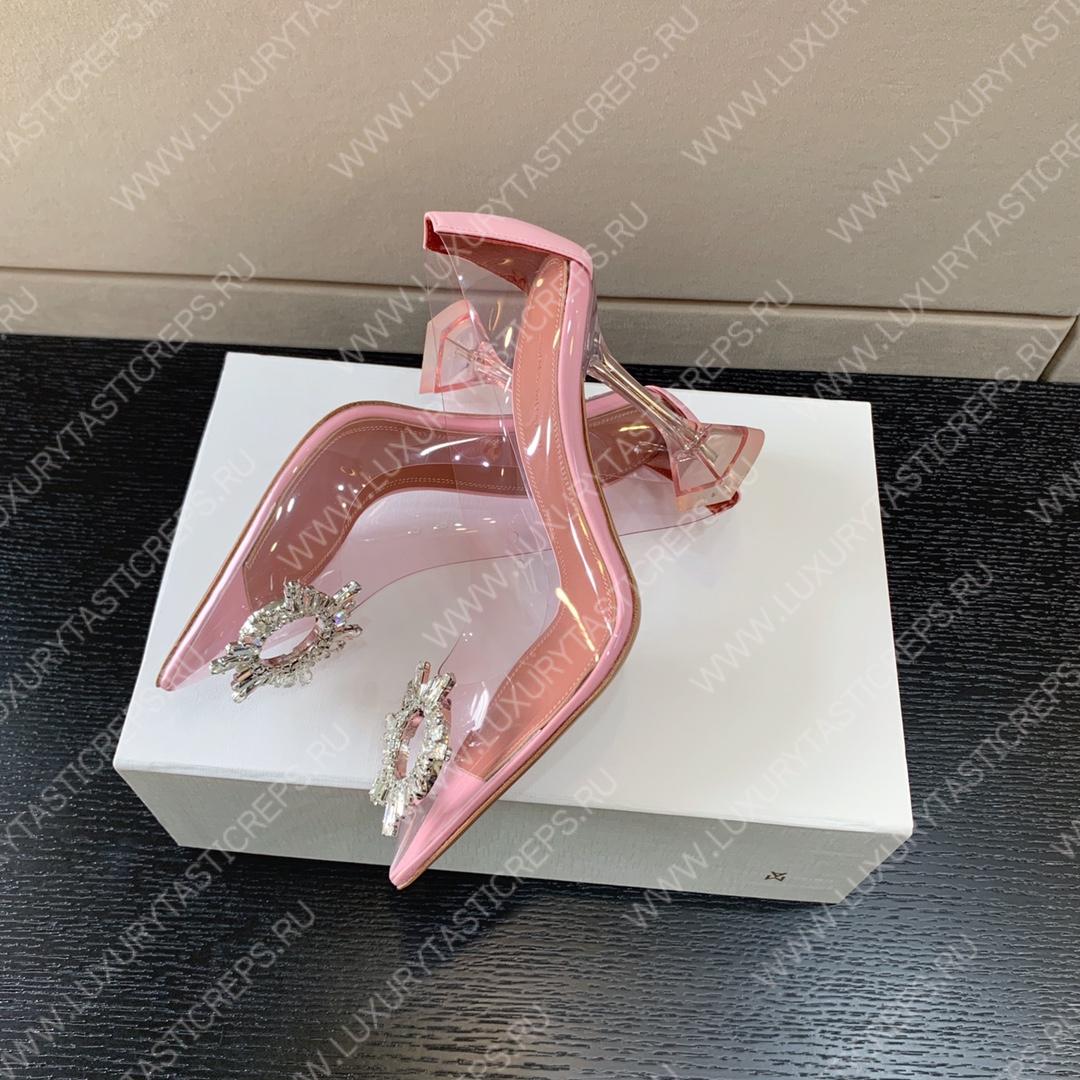 AMINA MUADDI BEGUM GLASS PUMP PINK AM8002