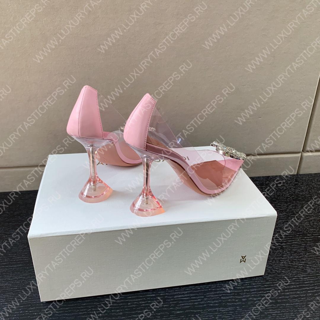 AMINA MUADDI BEGUM GLASS PUMP PINK AM8002