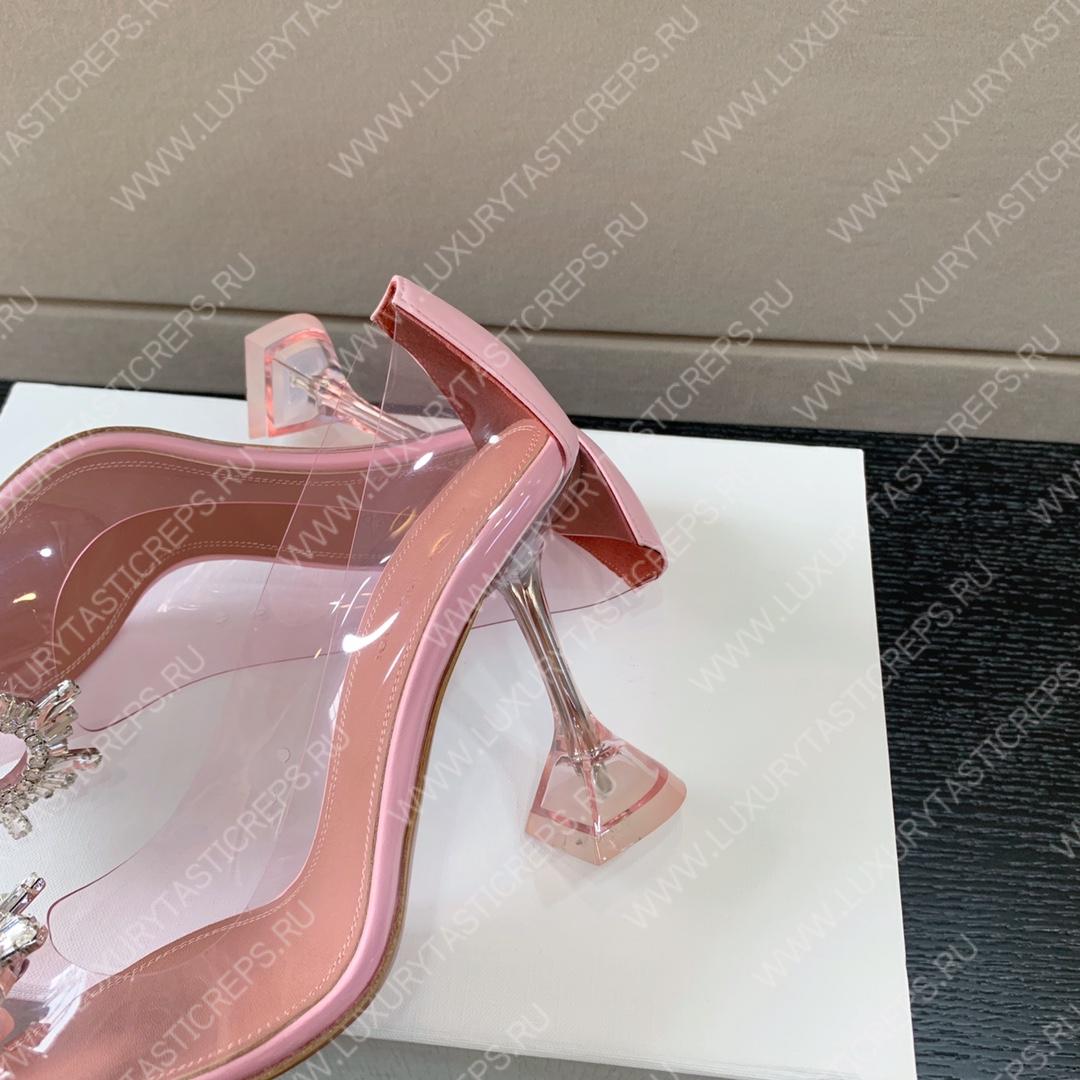 AMINA MUADDI BEGUM GLASS PUMP PINK AM8002