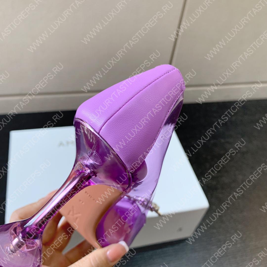 AMINA MUADDI ROSIE GLASS PUMP PURPLE AM8003