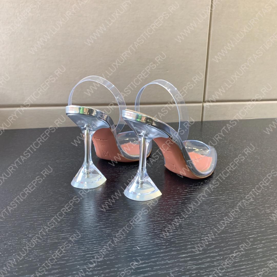 AMINA MUADDI HOLLI GLASS SLING TRANSPARENT AM8921